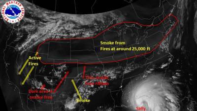 Smoke from West Coast wildfires reaches New York area - fox29.com - New York - Usa - city New York - state New York - state New Jersey - state Virginia - state England