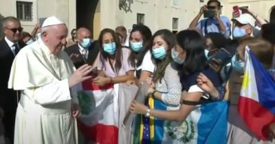 Pietro Parolin - Pope Francis appears in public despite close cardinal testing positive for coronavirus - dailystar.co.uk - Philippines - Vatican - county Christian