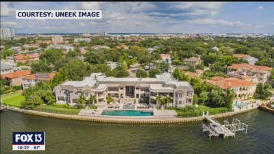 Tom Brady - Derek Jeter - Miami Marlins - Derek Jeter's Tampa mansion, currently rented by Tom Brady, goes on the market for $29-million - fox29.com - county Bay - city Tampa, county Bay - county Hillsborough