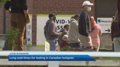 Raywat Deonandan - Long wait times for COVID-19 testing at some Ontario sites - globalnews.ca - county Ontario