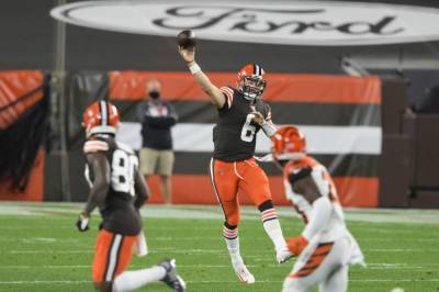 Odell Beckham-Junior - Kevin Stefanski - Nick Chubb - Mayfield throws 2 TD passes, Browns hold off Burrow, Bengals - clickorlando.com - county Cleveland - county Brown - city Baltimore - county Baker - city Mayfield, county Baker