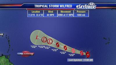 Tropical Storm Wilfred forms in Atlantic, followed by Alpha - fox29.com - Greece - county Atlantic