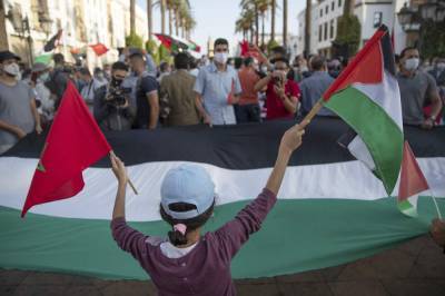 Moroccans protest Arab nations normalizing ties with Israel - clickorlando.com - Bahrain - Israel - Palestine - Morocco - Uae - county Gulf