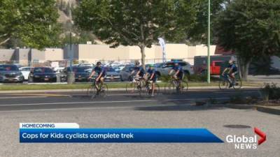 Cops for Kids cyclists complete 20th anniversary trek - globalnews.ca