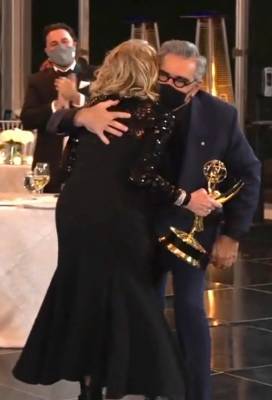 Dan Levy - Emmy Award - The Latest: Eugene Levy wins his first Emmy Award - clickorlando.com - Los Angeles - city Eugene, county Levy - county Levy