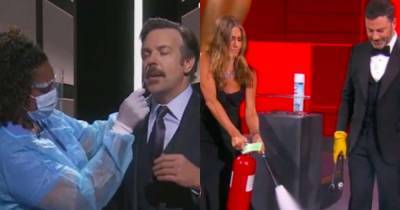 Jennifer Aniston - Emmys 2020: Coronavirus tests, toilet wine and other bizarre moments from the awards ceremony - msn.com