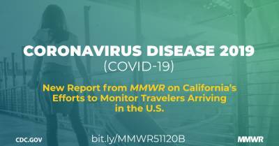 Identification and Monitoring of International Travelers During the Initial Phase of an Outbreak of COVID-19 — California, February 3–March 17, 2020 - cdc.gov - Usa - state California