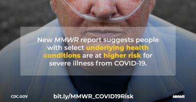 Preliminary Estimates of the Prevalence of Selected Underlying Health Conditions Among Patients with Coronavirus Disease 2019 — United States, February 12–March 28, 2020 - cdc.gov - China - Usa - Italy