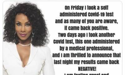 Vivica A. Fox does NOT have COVID-19... after false-positive test forced her to skip E!'s Emmys show - dailymail.co.uk