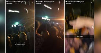 ‘Covid wah?’: Snapchat videos show huge illegal student party at Owens Park in Fallowfield - manchestereveningnews.co.uk - county Park - city Manchester