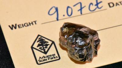 Man finds 9.07-carat diamond, thought it was a piece of glass - fox29.com - Los Angeles - county Park - state Arkansas