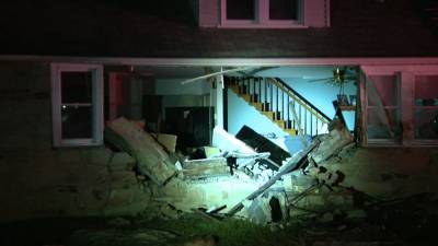 Authorities investigating after car slams into home in Levittown - fox29.com - county Bucks - city Levittown