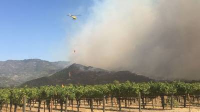 Cal Fire - Fast-moving Glass Fire in Napa County burns 1,500 acres in first 12 hours - fox29.com - county Napa - parish St. Helena