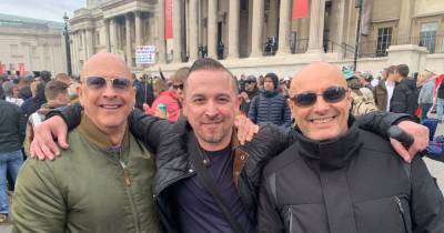 Richard Fairbrass - Right Said Fred branded 'Covidiots' after attending anti-lockdown protest - dailystar.co.uk