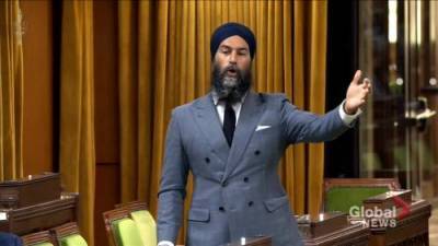 Justin Trudeau - Jagmeet Singh - Coronavirus: Jagmeet Singh demands Liberals crackdown on those who ‘profited off the pandemic’ - globalnews.ca