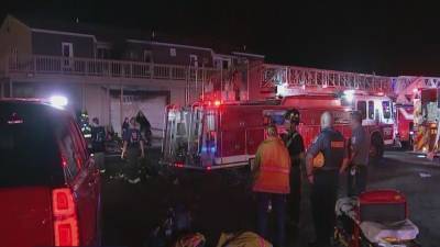 Firefighter injured while battling 2-alarm blaze in New Castle County - fox29.com - county New Castle