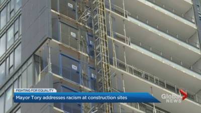 John Tory - Toronto Mayor meets with construction industry to address racist incidents - globalnews.ca