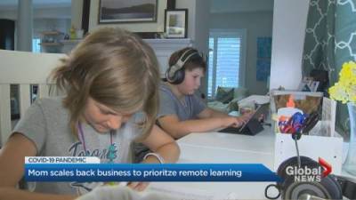 Melanie Zettler - Coronavirus: One Ontario parent’s unique approach to remote learning - globalnews.ca