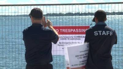 City closes Breakwater park beach, Gord Downie Pier to prevent covid-19 spread - globalnews.ca - city Kingston