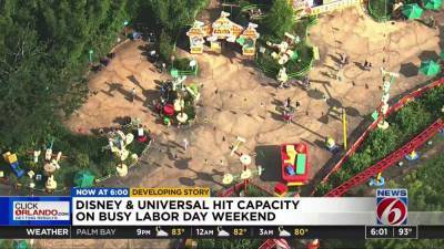 Disney, Universal hit ‘limited capacity’ Saturday during Labor Day weekend - clickorlando.com - state Florida