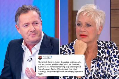 Piers Morgan - Denise Welch - Piers Morgan launches fresh attack on ‘Professor Denise Welch’ as he urges ‘Covidiot deniers’ to follow her and not him - thesun.co.uk - Britain