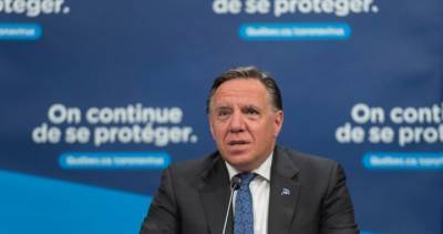 SQ meets with two men over online threats made against François Legault - globalnews.ca