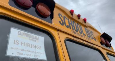 COVID-19 fears and extra training to blame for school bus driver shortage in Edmonton - globalnews.ca
