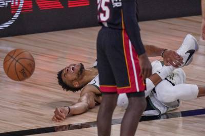 Mike Budenholzer - Giannis out: Bucks say the MVP's ankle not ready for Game 5 - clickorlando.com - state Florida - county Lake - city Milwaukee - county Buena Vista