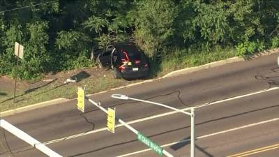 Police investigating after driver found shot in Falls Twp. - fox29.com - county Falls