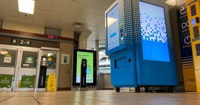 Mask, PPE vending machines enter service at Oakville GO, Union UP Express stations - globalnews.ca