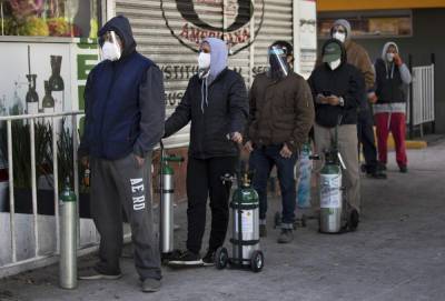 Some Mexicans struggle to get oxygen amid virus case surge - clickorlando.com - Mexico - city Mexico