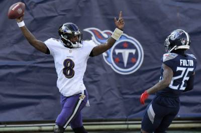 Derrick Henry - Ryan Tannehill - Lamar winless no more, leads Ravens to 20-13 win over Titans - clickorlando.com - state Tennessee - city Nashville, state Tennessee - city Baltimore - city Lamar