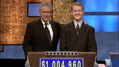 Alex Trebek - Ken Jennings - Mike Richards - Ken Jennings hosts 'Jeopardy!' in first episode airing without Alex Trebek - fox29.com - state California - city Culver City, state California