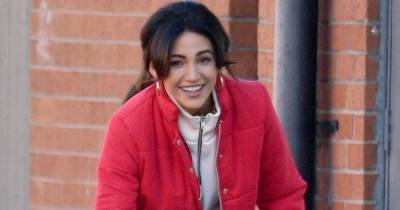 Michelle Keegan - Sky I (I) - Ryan Sampson - Michelle Keegan seen on Brassic set before 'filming halted again due to Covid outbreak' - mirror.co.uk - city Manchester