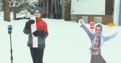 Cardboard cutout of 11-year-old boy receives tongue-in-cheek $10,000 ticket for breaking curfew - globalnews.ca