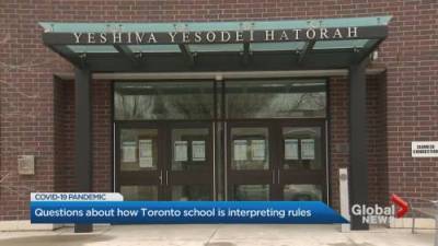 Coronavirus: Some community members say Toronto private school appears to be open - globalnews.ca