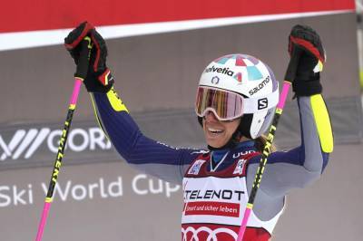 Mikaela Shiffrin - Marta Bassino - Michelle Gisin - Italian skier Bassino gets 2nd straight GS win, Shiffrin 6th - clickorlando.com - Usa - Switzerland - Italy