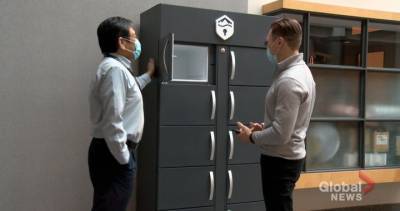 Saskatoon News - A cool innovation: Sask. entrepreneur launches first made-for-workplace fridge - globalnews.ca
