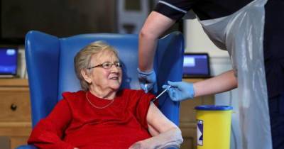 North Lanarkshire - Annie Innes - NHS Lanarkshire completes first dose of Covid vaccine for eligible care home residents - dailyrecord.co.uk - Scotland