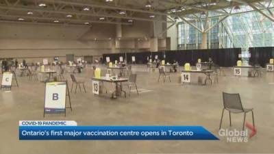 COVID-19 proof-of-concept immunization clinic opens in Toronto - globalnews.ca - county Ontario