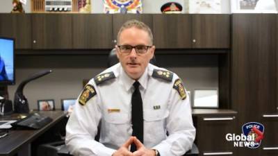 Steve Williams - Coronavirus: London, Ont., police chief addresses enforcement concerns over province’s stay-at-home order - globalnews.ca