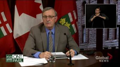 David Williams - Coronavirus: Ontario reporting slightly fewer cases than originally projected, Williams says - globalnews.ca