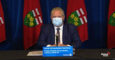 Ontario premier pleads with incoming Biden administration for COVID-19 vaccine help - globalnews.ca - Usa - Canada - county Ford