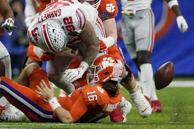 Trevor Lawrence - Clemson star QB Lawrence suffers another Superdome sputter - clickorlando.com - state Ohio - city New Orleans - county Lawrence