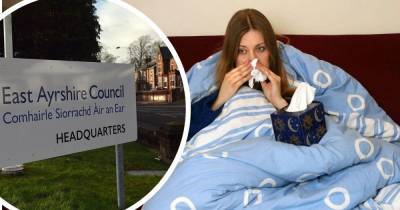 East Ayrshire Council staff sickness levels plunge amid pandemic - dailyrecord.co.uk