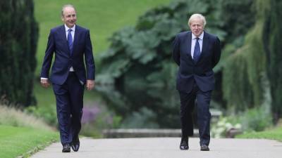Boris Johnson - Micheál Martin and Boris Johnson discuss new virus strain - rte.ie - Britain - Ireland - county Martin
