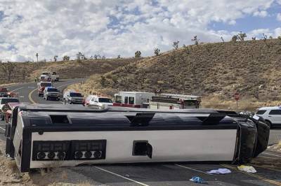Arizona sheriff's office investigating fatal tour bus crash - clickorlando.com - city Las Vegas - state Arizona - county Mohave