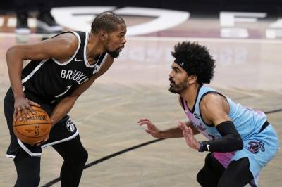 Kevin Durant - Durant, Irving help Nets hold off Adebayo, Heat 128-124 - clickorlando.com - New York