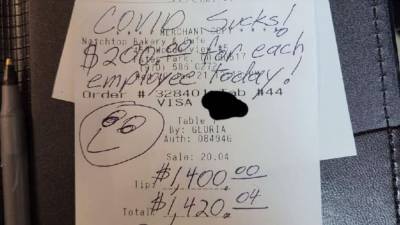 ‘COVID Bandit’ leaves $1,400 tip, enough to give each bakery employee $200 - fox29.com - Ireland - county Park - state Colorado
