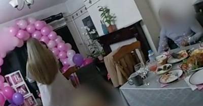 Moment police raid baby shower with 20 people for breaching coronavirus rules - mirror.co.uk